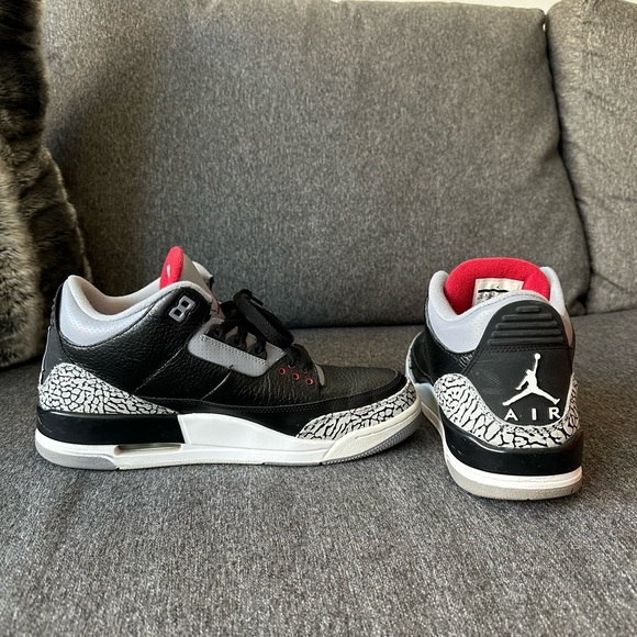 men's air jordan 3 retro og black cement